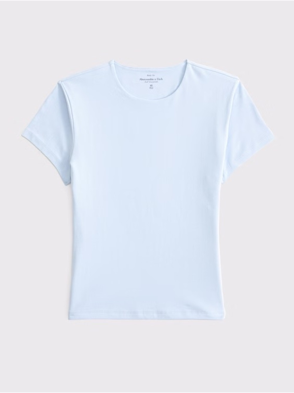 Abercrombie & Fitch Light Blue Double Lined Baby Tee NWT M